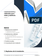 Canalizaciones y Cableados para Redes y Telefonía: Unidad 2