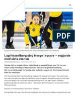 Lag Hasselborg Slog Norge I Rysare - Avgjorde Med Sista Stenen - SVT Sport