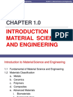 Chapter 1 - Introduction To Material Science and Engineering