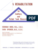 Deborah Ross, Sara Spencer - Aphasia Rehabilitation - An Auditory and Verbal Task Hierarchy-Charles C. Thomas (1980)