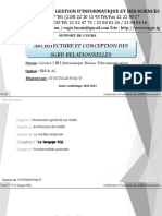 Chap4 - Langage SQL