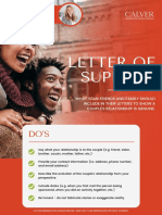 Letter of Support Sample 2022