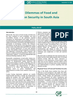 Policy Brief - Policy Dilemmas of Food and Nutrition Security in South Asia