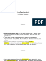 Techniques of Liver Function Tests