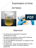 Physical Examination of Urine -Note 1-1(0)