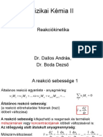 FizKem II 4-Reakciokinetika