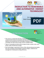 CH 1 Introduction To Renewable and Alternative Energy