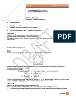 Proofs of Pythagorean Theorem - Lembar Aktivitas Berdiferensiasi