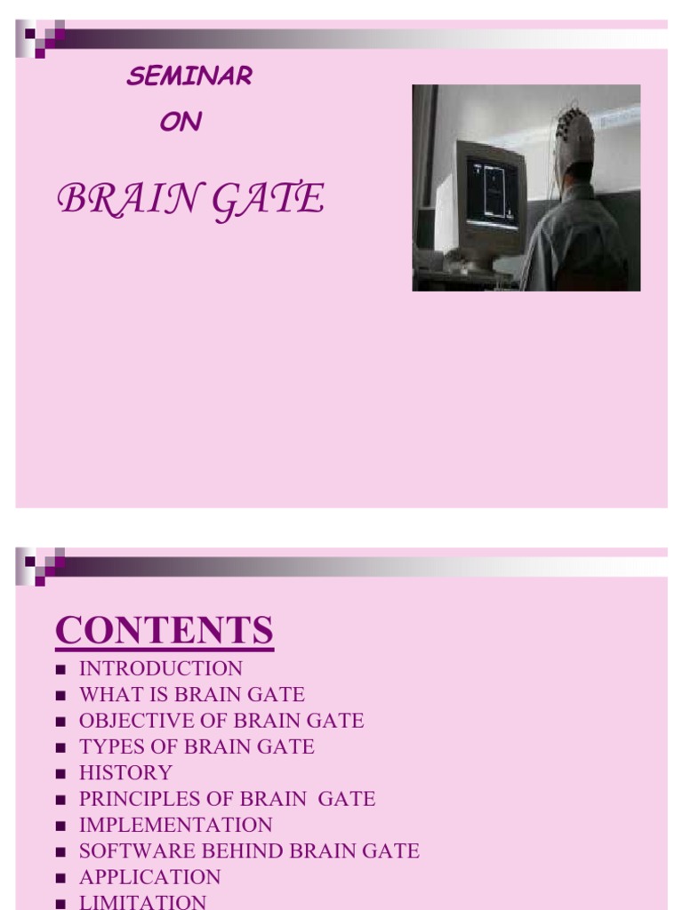 Brain Gate | PDF | Brain | Cognition