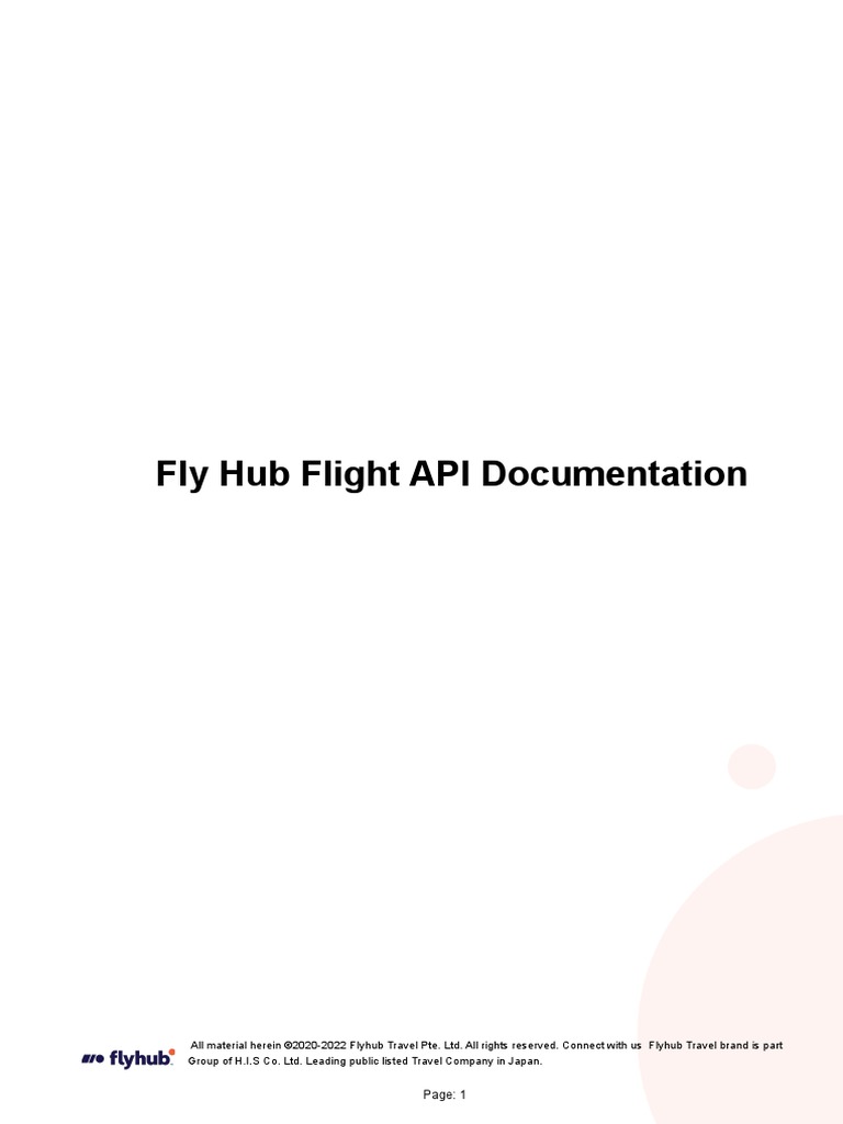 Flyhub+flight+API+Documentation Update | PDF | Airlines | Airport