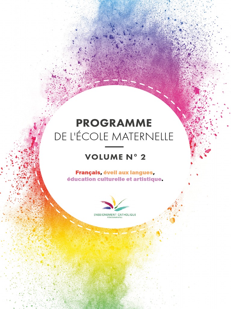 Programme Maternelle Volume 2 | PDF