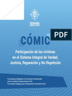 Comic - Participación de Víctimas Digital