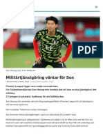 Militärtjänstgöring Väntar För Son - SVT Sport