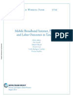 Mobile Broadband Internet Reduces Poverty and Boosts Labor Outcomes in Tanzania