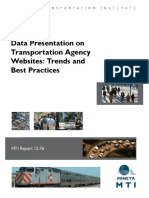 1501 Data Presentation On Transportation Agency Websites Trends and Best Practices
