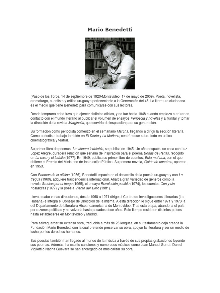 Mario Benedetti | PDF