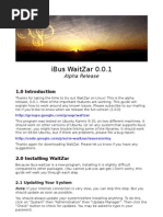 Iwaitzar Install Guide