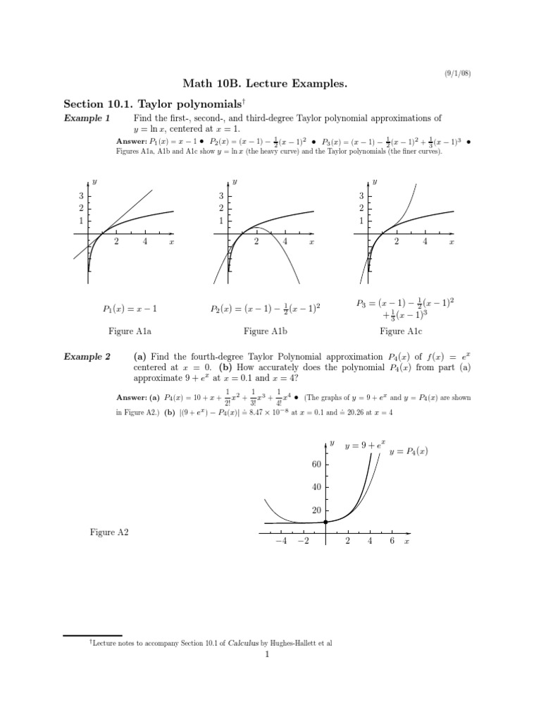 Taylor Exercises | PDF | Teaching Methods & Materials
