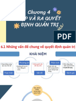 Nhóm 5 - LẬP VÀ RA QUYẾT ĐỊNH QUẢN TRỊ