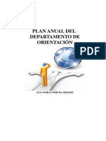 Programación or I Plan Anual Orientacion 22-23