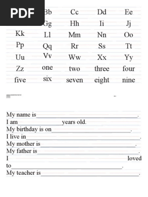 Cursive Handwriting Practice