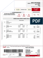 Factura COMCEL 30Mb TV y fija