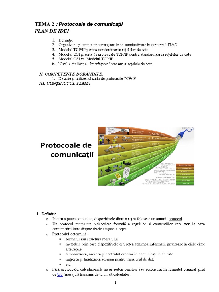 Tema Protocoale de Comunicatii | PDF