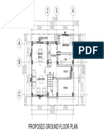 Proposed Ground Floor Plan: Service Area