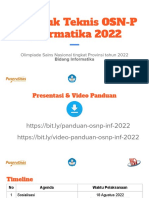 Panduan Teknis - Sosialisasi OSN-P 2022