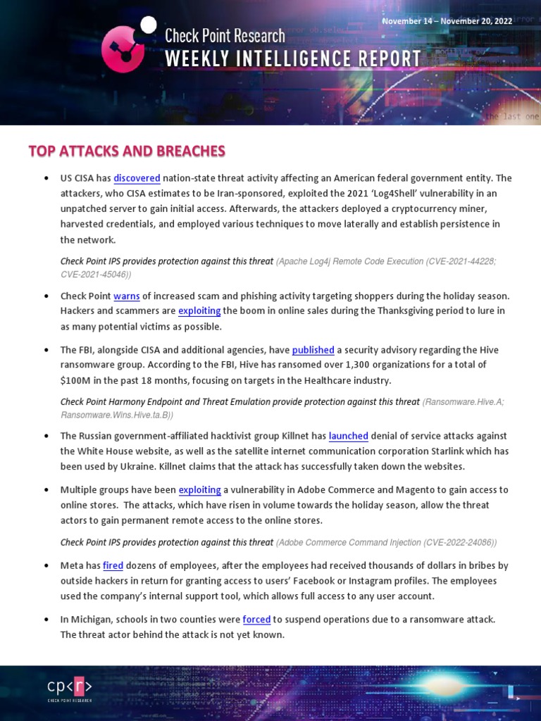 Threat Intelligence News 2022-11-21-1 | PDF