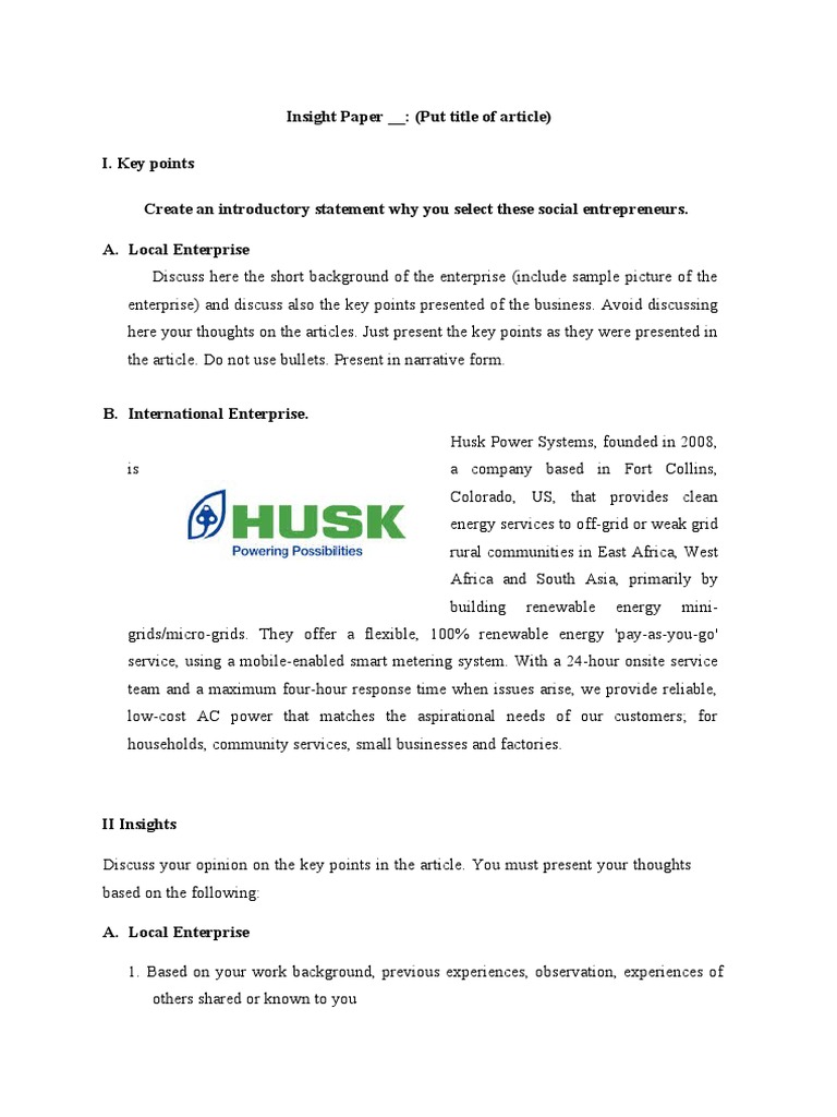 Ge 11 Insight Paper Format Final Pdf Sustainable Energy Renewable
