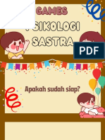 Games Psikologi Sastra