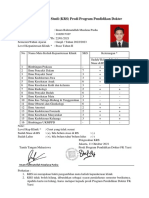 Kartu Rencana Studi Prodi PPD Koas TH II