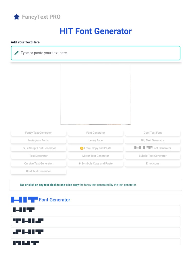 Font Generator ? Copy Paste Friendly | PDF | Websites | Typefaces