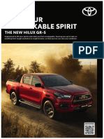Race Your Unbreakable Spirit: The New Hilux GR-S