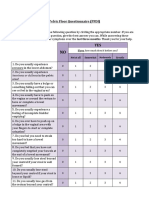Northwestern Medicine Pelvic Floor Questionnaire