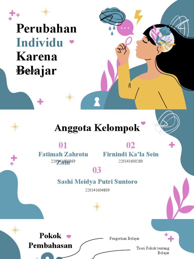 Perubahan Individu Karena Belajar | PDF