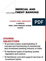 Unit 1 - Commercial and Investment Banking