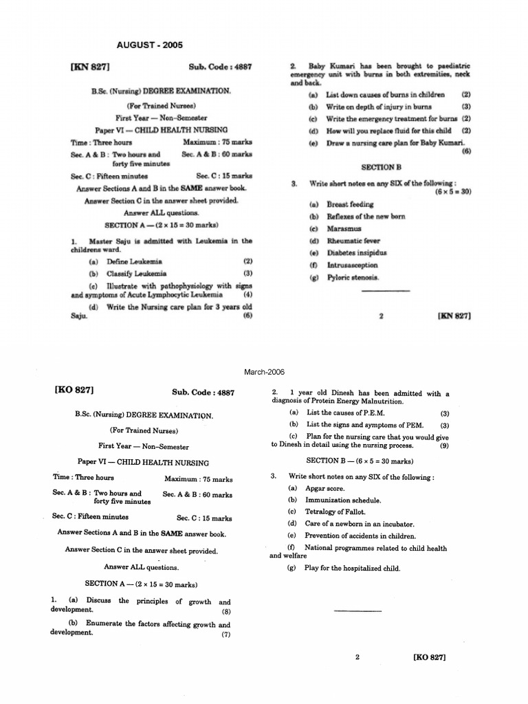 Paediatric 2005 2022 PDF Low Birth Weight Nursing