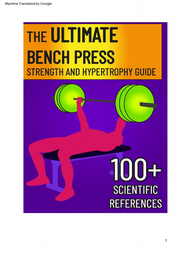 Ultimate Bench Guide Traduccion Al Español PDF Hombro Músculo