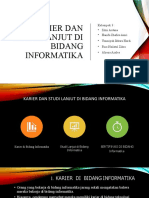 Karier Dan Studi Lanjut Di Bidang Informatika