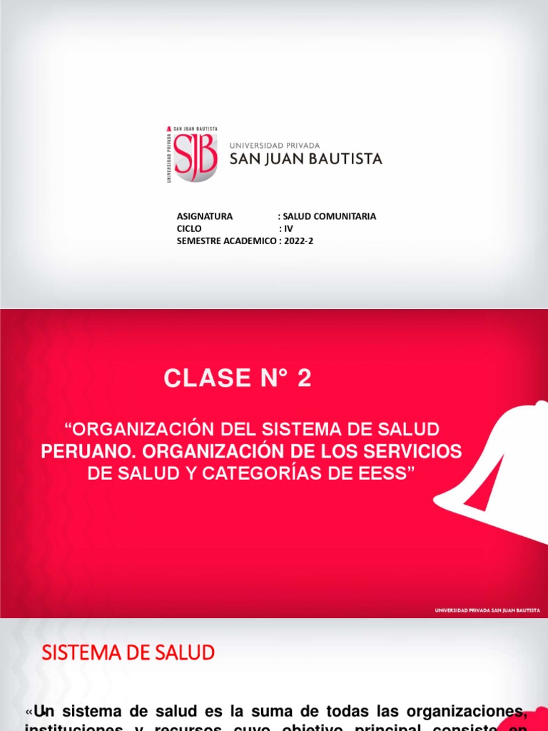Organización del Sistema de Salud Peruano | PDF | Hospital | Sistema de ...