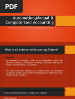 Automation, Manual & Computerised Accounting