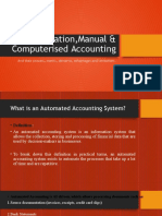 Automation, Manual & Computerised Accounting
