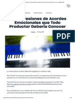 10 Progresiones de Acordes Emocionales Que Todo Productor Debería Conocer - LANDR Blog