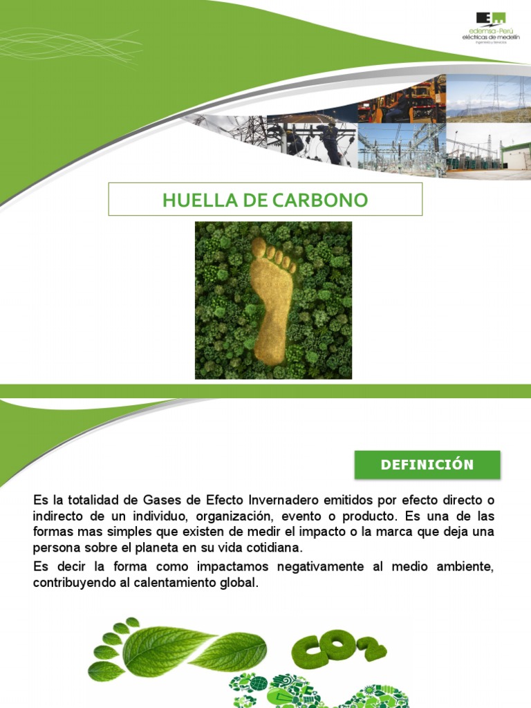 Huella de Carbono | PDF | Gases de efecto invernadero | Huella de carbono