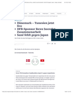 WM-News-Ticker: Dänemark - Tunesien Jetzt Live - DFB-Sponsor Rewe Beendet Zusammenarbeit - Sané Fehlt Gegen Japan - Tages-Anzeiger