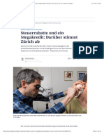 Abstimmungen Vom 27. November: Steuerrabatte Und Ein Megakredit: Darüber Stimmt Zürich Ab - Tages-Anzeiger