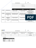 Written Report Rubric A221