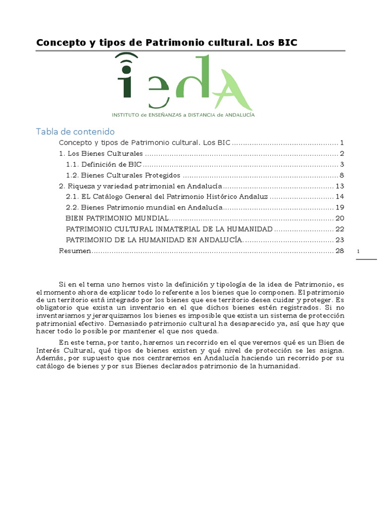 02 Los Bienes de Interes Cultural en Andalucia PDF